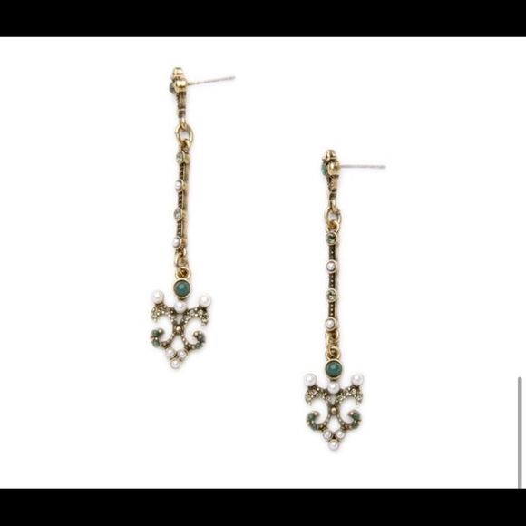 Vintage BoHo drop dangle earrings - Picture 3 of 4